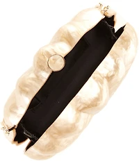 Cezanne Resort Marishell Acrylic Minaudiere Shell Clutch Bag