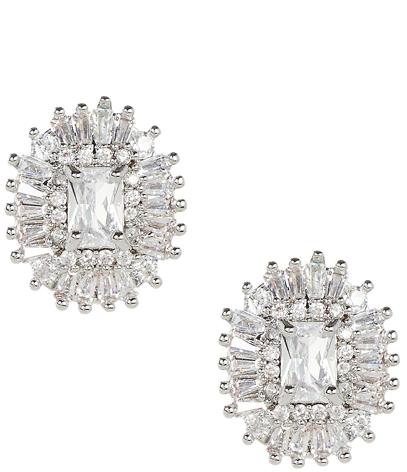 Cezanne Rhinestone Starburst Stud Earrings