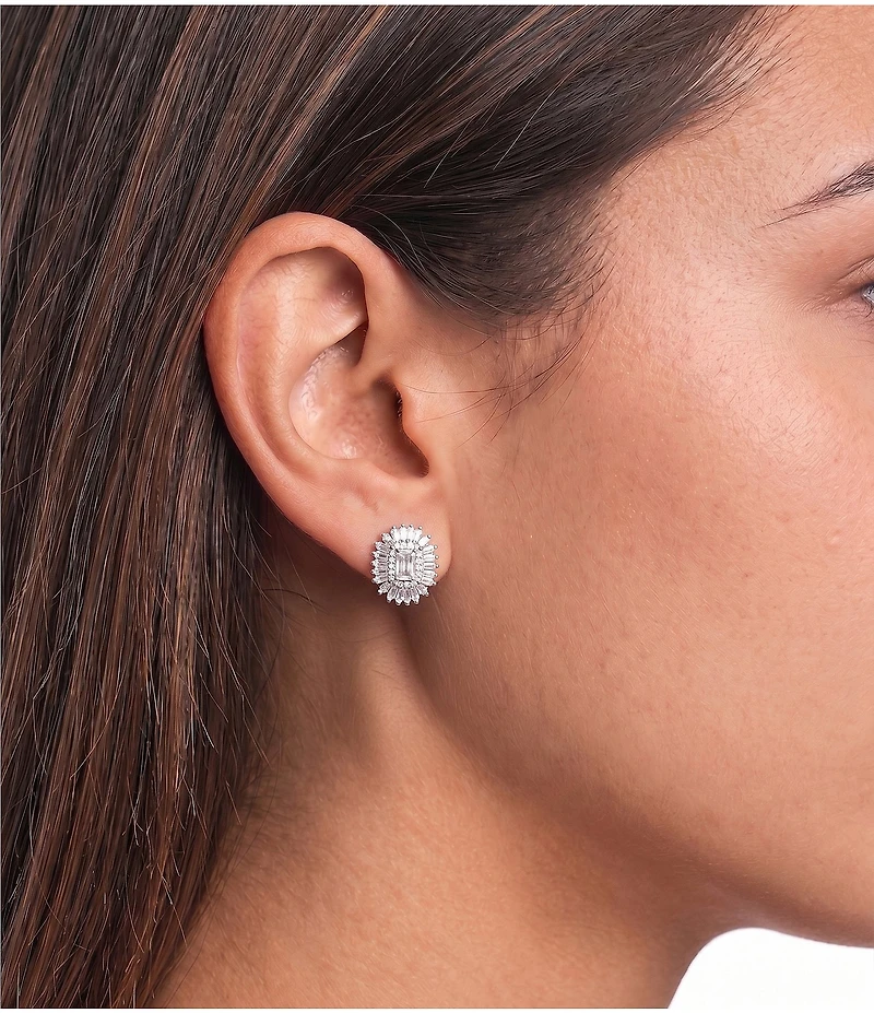 Cezanne Rhinestone Starburst Stud Earrings