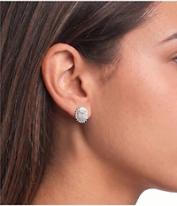 Cezanne Rhinestone Starburst Stud Earrings