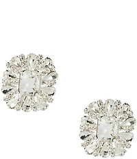 Cezanne Rhinestone Sunburst Drop Earrings