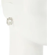 Cezanne Rhinestone Sunburst Drop Earrings