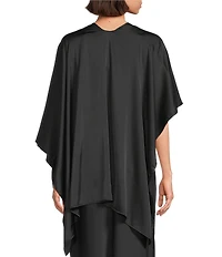 Cezanne Satin Pull Through Evening Wrap