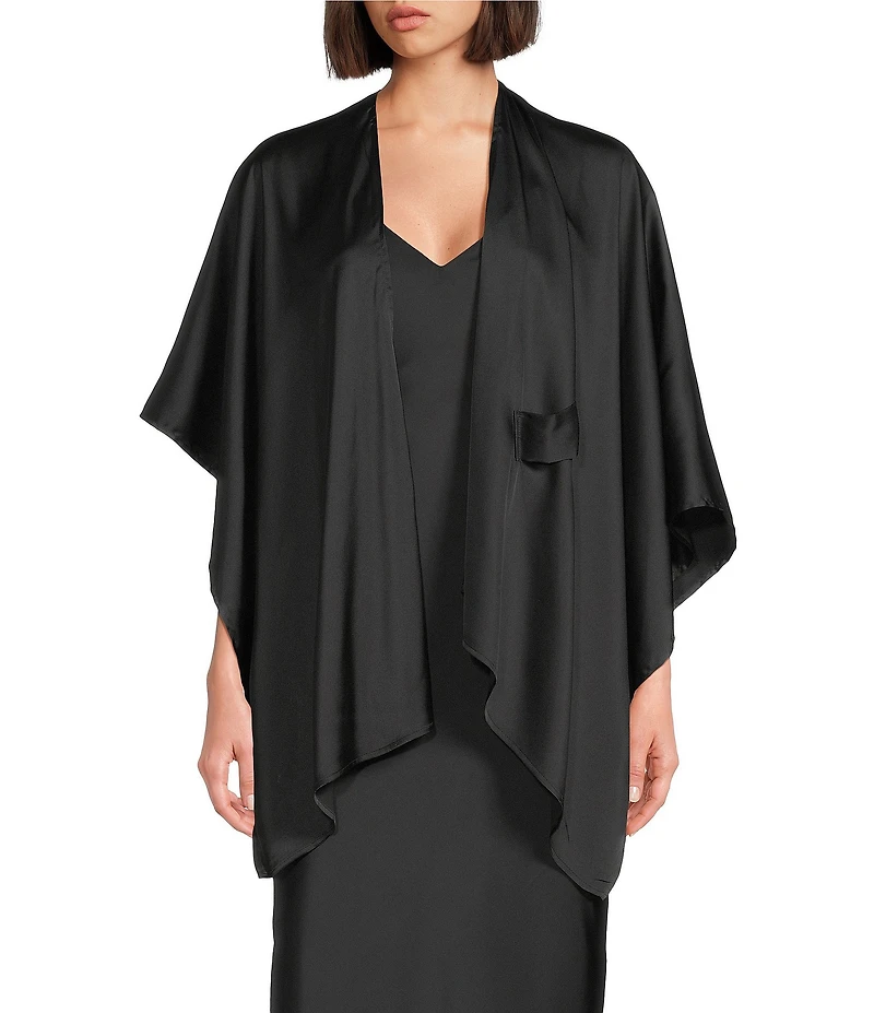 Cezanne Satin Pull Through Evening Wrap