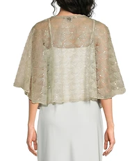 Cezanne Scallop Beads Evening Wrap