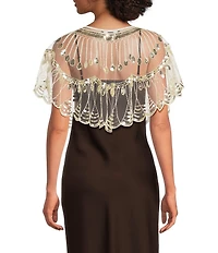 Cezanne Sequin and Bead Poncho