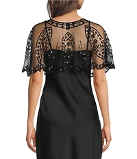 Cezanne Sequin Embellished Cape