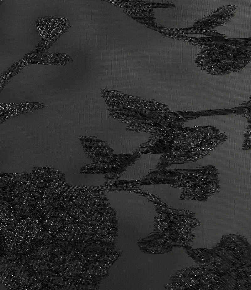 Cezanne Sheer Flower Satin Evening Wrap