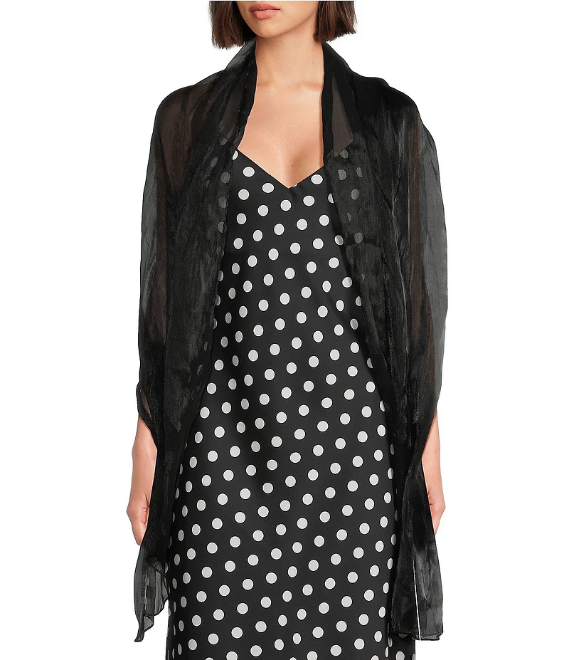 Cezanne Shine Crinkle Evening Wrap