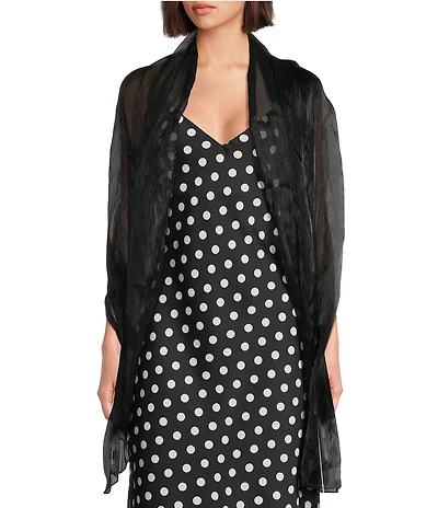Cezanne Shine Crinkle Evening Wrap