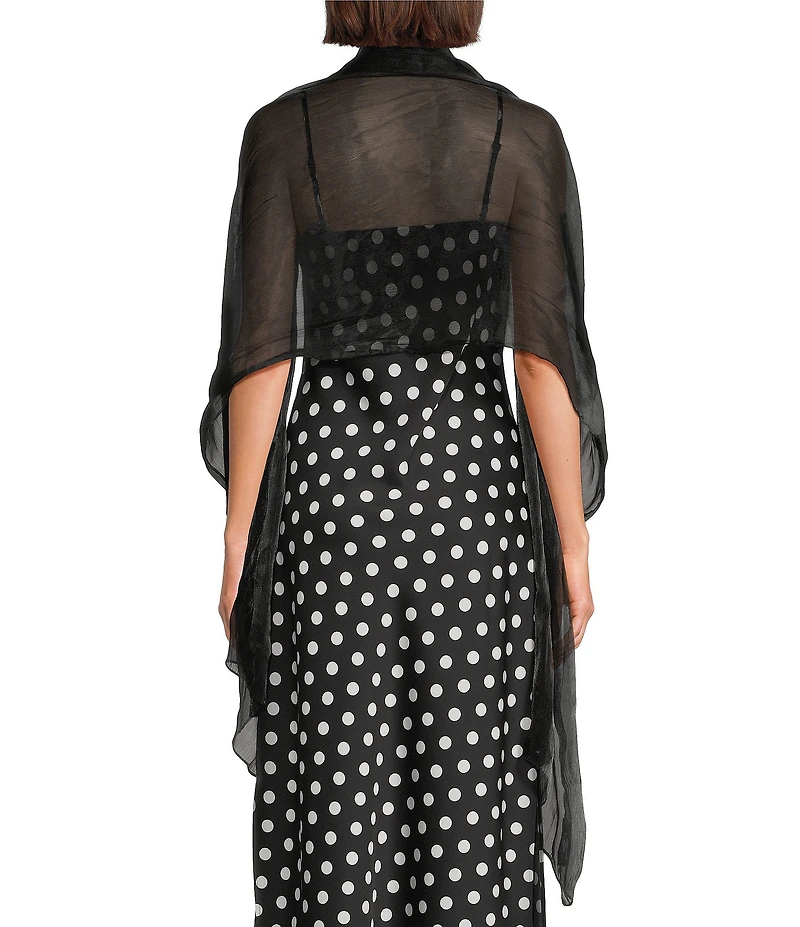 Cezanne Shine Crinkle Evening Wrap