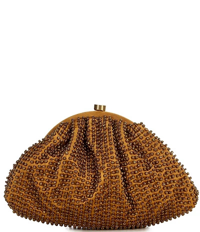 Cezanne Slinky Bead Kisslock Minaudiere Clutch