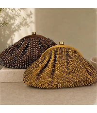 Cezanne Slinky Bead Kisslock Minaudiere Clutch