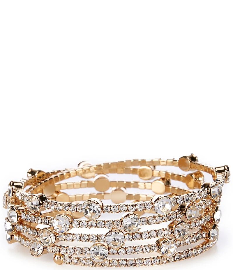 Cezanne Stone Accent Coil Bracelet