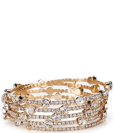 Cezanne Stone Accent Coil Bracelet