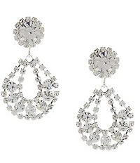 Cezanne Sweep Framed Orbital Earrings