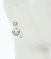 Cezanne Sweep Framed Orbital Earrings