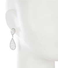Cezanne Teardrop Stone Mix Drop Earrings