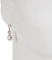 Cezanne Tiered Stones Drop Earrings