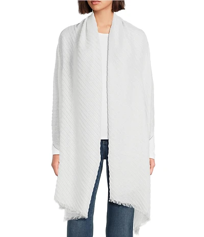 Cezanne Wide Pleat Shine Evening Wrap