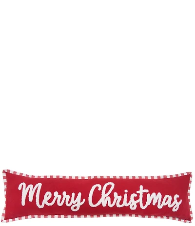 C&F Home Holiday Collection Merry Christmas Lumbar Pillow