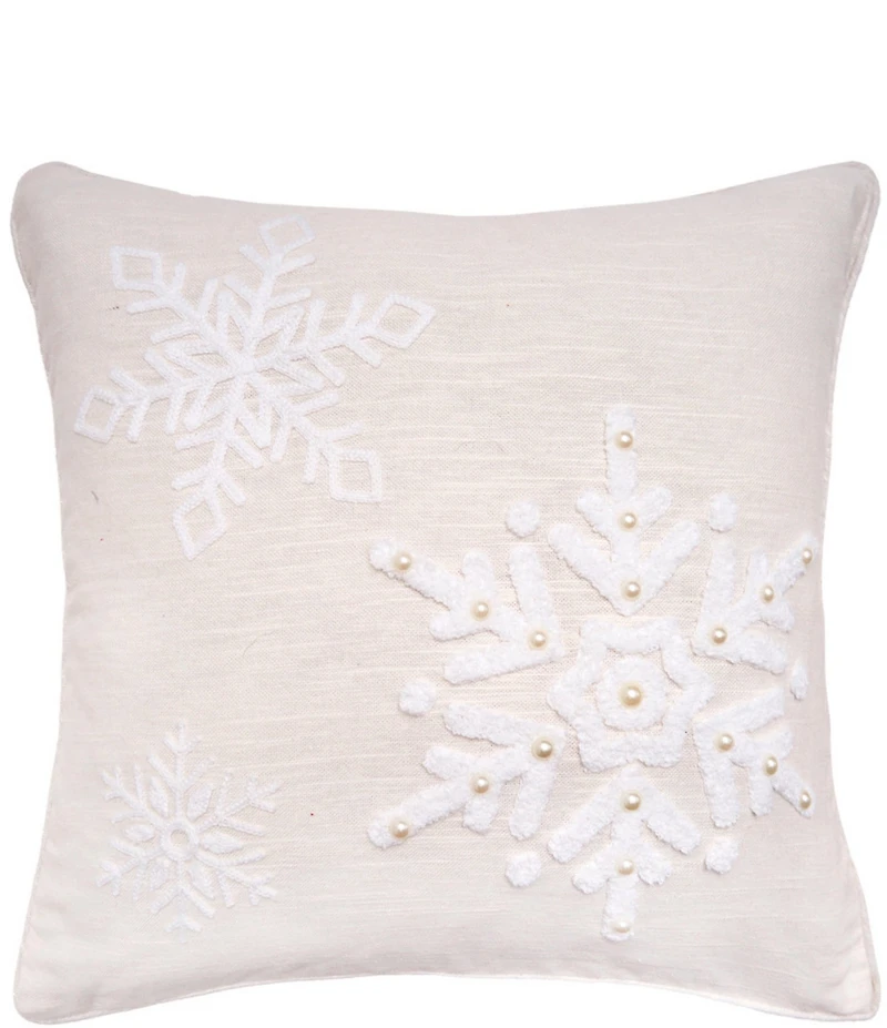 C&F Home Holiday Collection White Christmas Throw Pillow