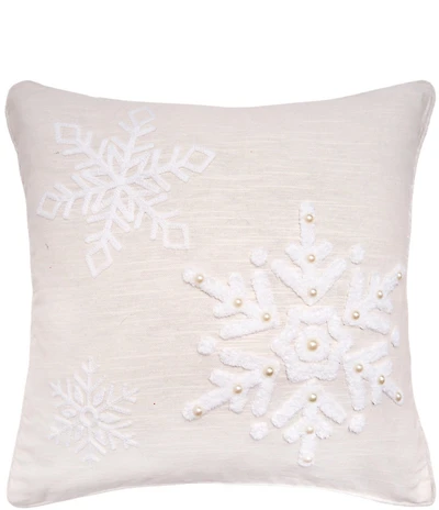 C&F Home Holiday Collection White Christmas Throw Pillow