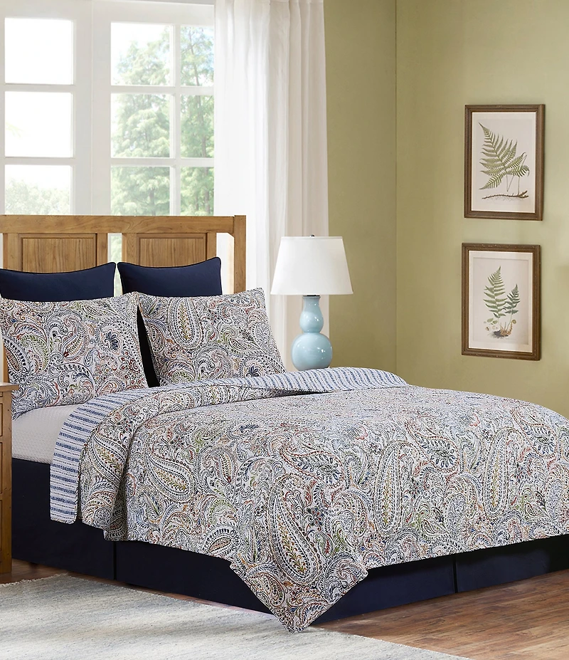 C&F Home Payton Paisley Reversible Quilt Mini Set