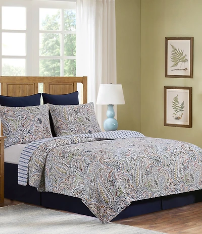 C&F Home Payton Paisley Reversible Quilt Mini Set