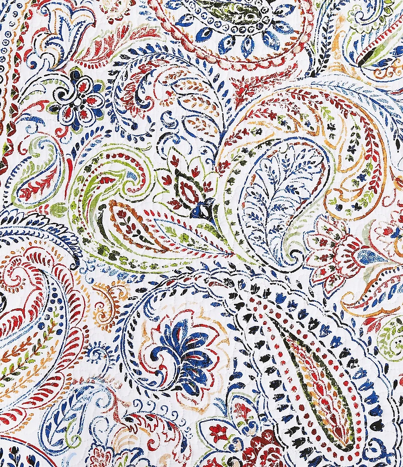 C&F Home Payton Paisley Reversible Quilt Mini Set
