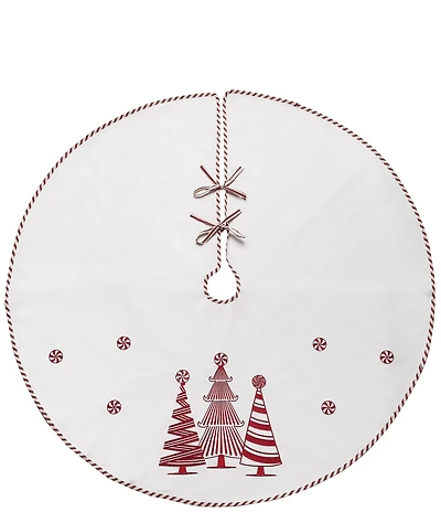 C&F Home Peppermint Forest Tree Skirt