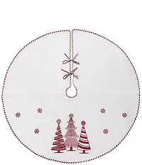 C&F Home Peppermint Forest Tree Skirt