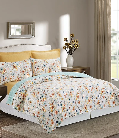 C&F Home Sheila Reversible Cotton Quilt Mini Set
