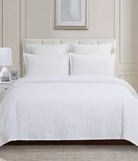 C&F Home Shiloh White Coverlet Mini Set