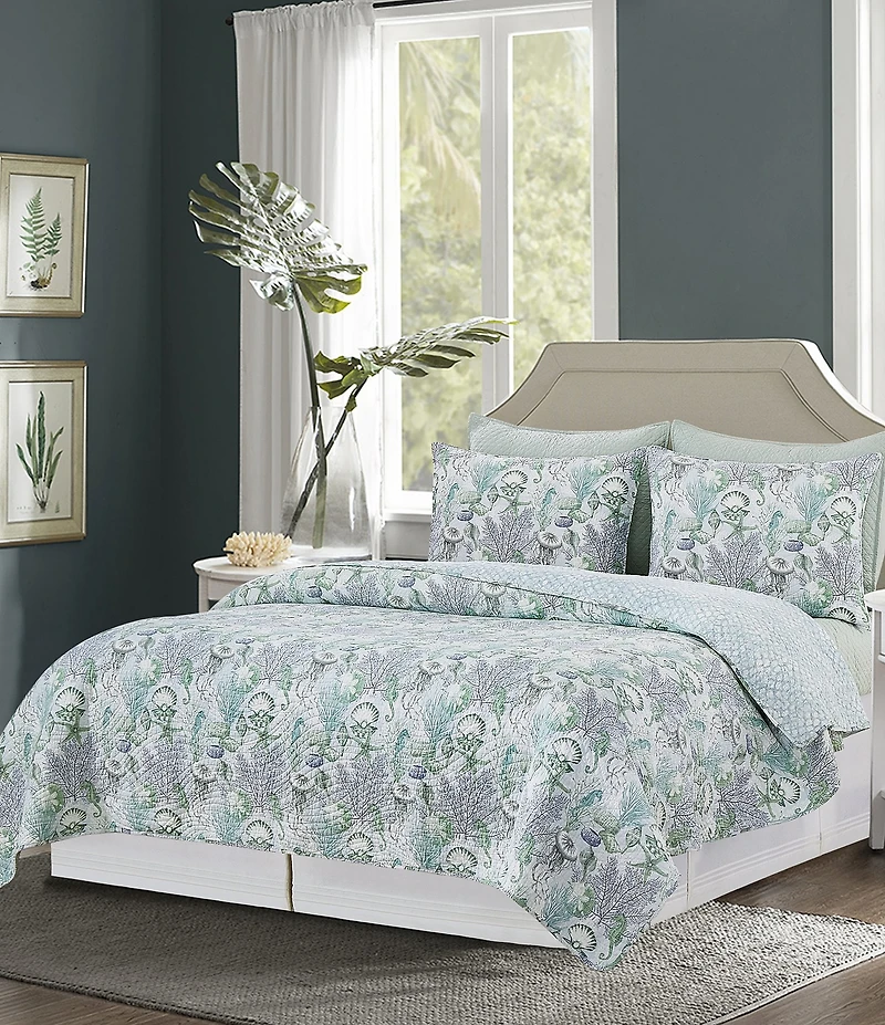 C&F Home Shoreline Water Reversible Quilt Mini Set