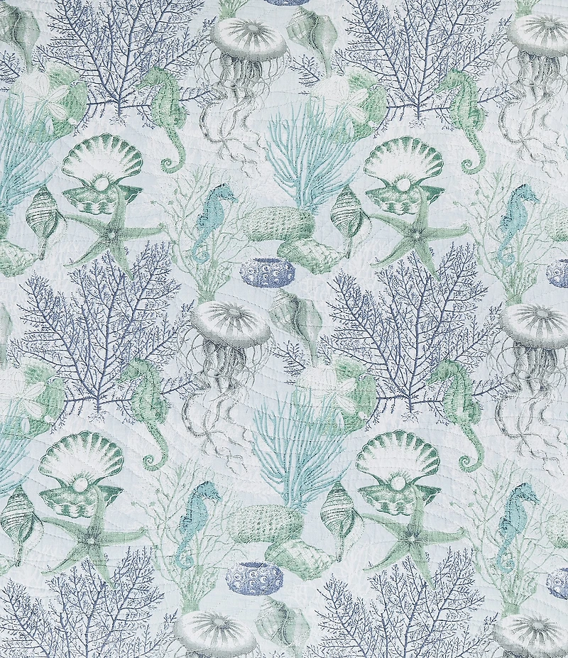 C&F Home Shoreline Water Reversible Quilt Mini Set