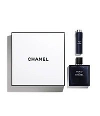 CHANEL BLEU DE CHANEL 3.4 OZ. EAU DE TOILETTE WITH TWIST AND SPRAY GIFT SET