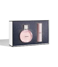 CHANEL CHANCE EAU TENDRE 3.4 OZ. EAU DE TOILETTE WITH TWIST AND SPRAY GIFT SET
