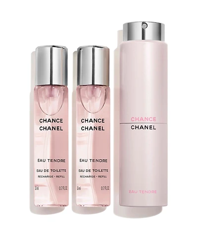 CHANEL CHANCE EAU TENDRE EAU DE TOILETTE TWIST AND SPRAY