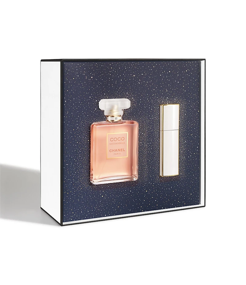 CHANEL COCO MADEMOISELLE 3.4 OZ. EAU DE PARFUM WITH TWIST AND SPRAY GIFT SET