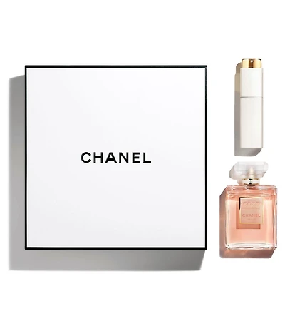 CHANEL COCO MADEMOISELLE 3.4 OZ. EAU DE PARFUM WITH TWIST AND SPRAY GIFT SET