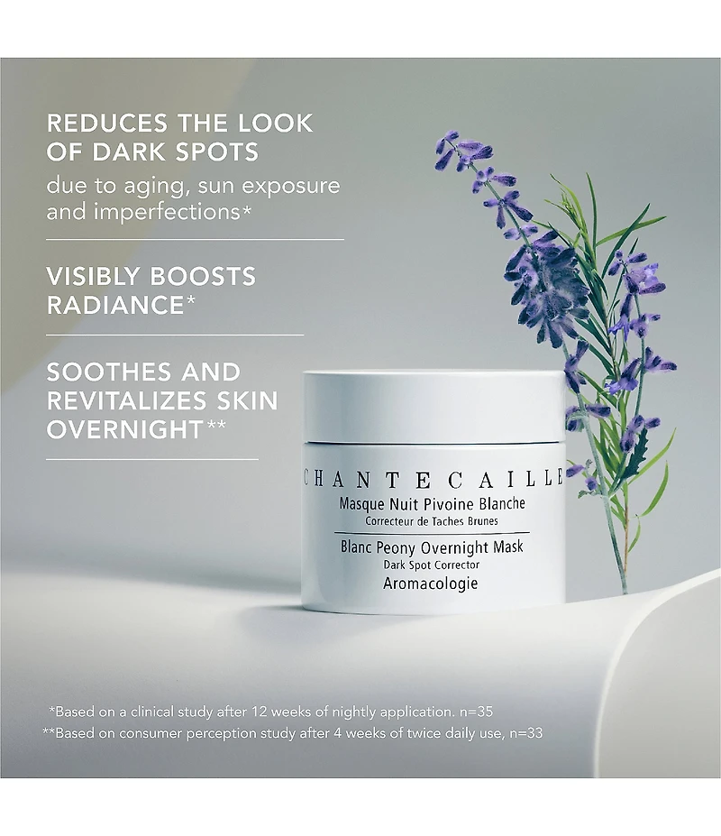 Chantecaille Blanc Peony Brightening Overnight Mask for Dark Spots
