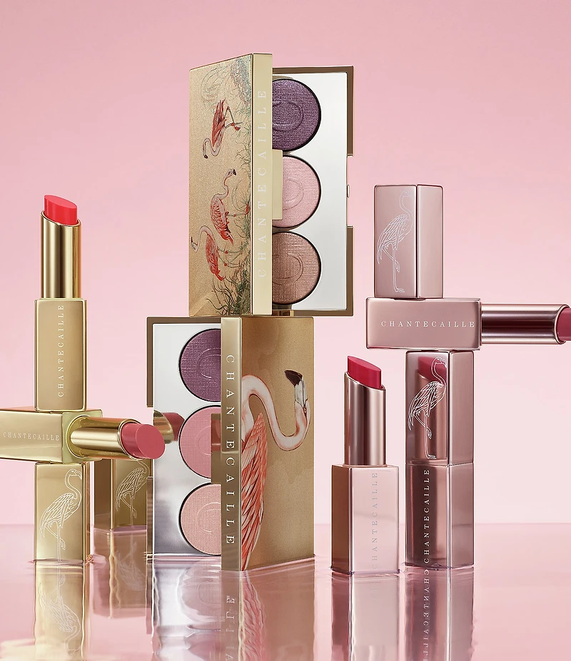 Chantecaille Flamingo Collection Dusk Eyeshadow Trio