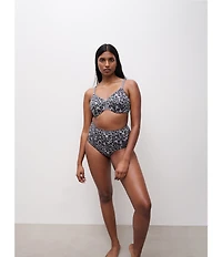Chantelle C Magnifique Seamless Unlined Minimizer Leopard Print Bra