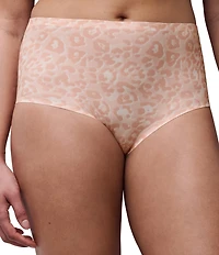Chantelle Leopard Print Soft Stretch High Waisted Brief Panties