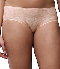 Chantelle Leopard Print Soft Stretch Hipster Panty