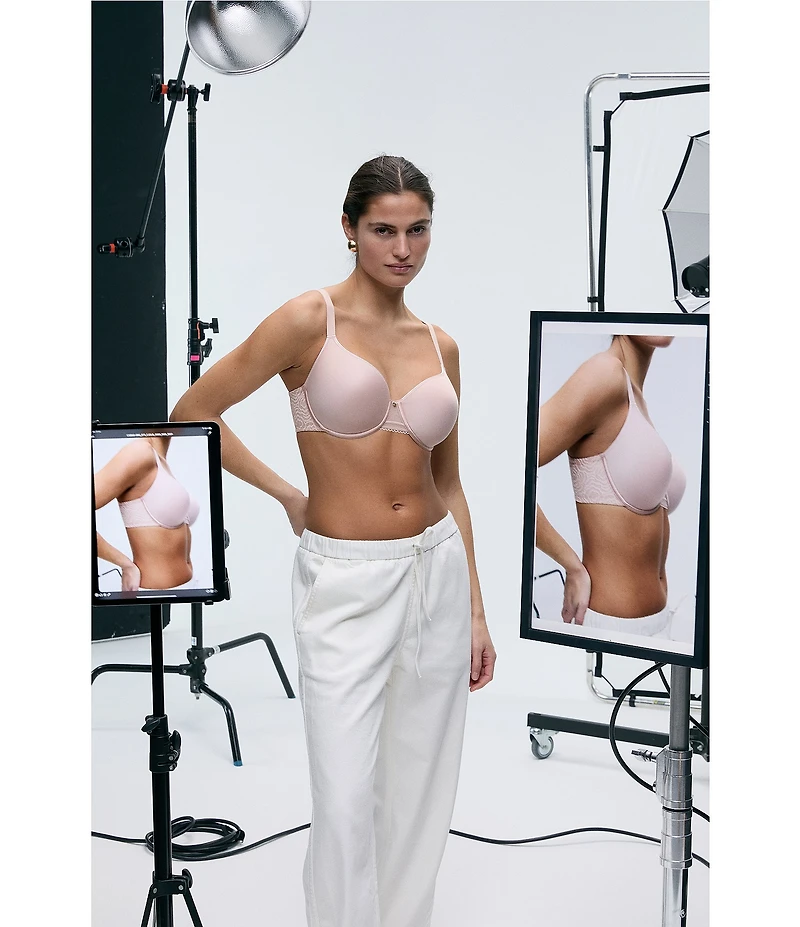Chantelle C Jolie Memory Foam Convertible Leotard Back T-shirt Bra