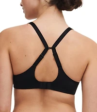Chantelle Norah Chic Sheer Lace Detail Convertible Plunge T-Shirt Bra