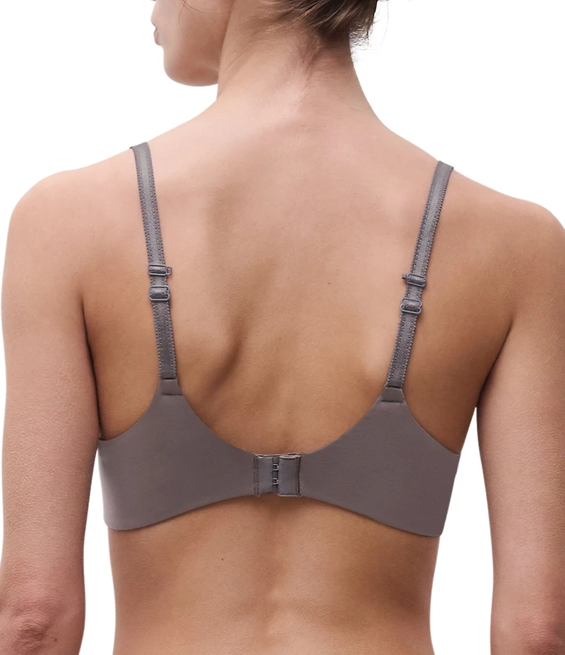 Chantelle Norah Chic Sheer Lace Detail Convertible Plunge T-Shirt Bra