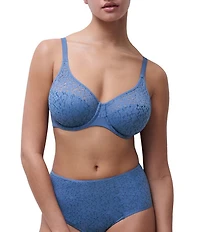 Chantelle Norah Floral Stretch Lace Full Coverage T-Shirt Seamless Bra